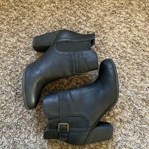 Abound black booties size 12